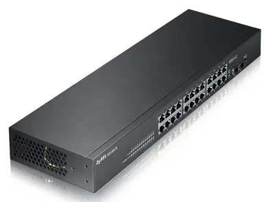 Zyxel Communications 24-PORT 10/100/1000 Gigabit Switch Rackmount - 1000BASE-T Sfp - 100, image 6