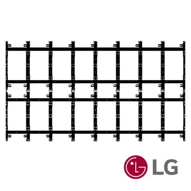Chief TiLEDTM 8x8 dvLED Wall Mount Kit for LG Lsbb 217"