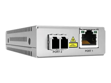 Allied Telesis TAA (Federal), 10/100/1000T to 1000LX/LC (20KM) Single-Mode Mini Media & Rate