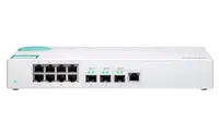 Qnap QSW-308-1C 8-PORT Unmanage 1GBE SWITCH.EIGHT 1GBE Nbase-T Ports Three 10GB, image 3