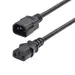 StarTech.com 1 ft (0.3 m) Power Extension Cord, IEC 60320 C14 to C13 PDU Power Cord, 10A 250V, image 5
