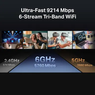 Omada Networks BY TP Link BE9300 Tri-Band Wi-Fi 7 Router, image 3