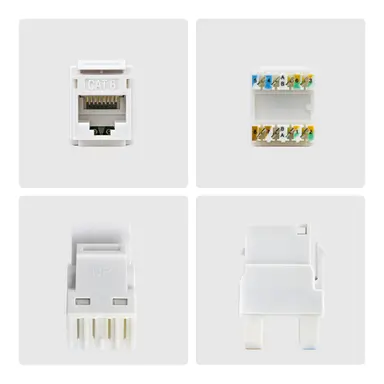 StarTech.com 24-Pack of CAT6/CAT5E RJ45 UTP Keystone Jacks Is Ideal for Patch Panels and Wall, image 6
