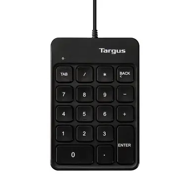 Targus USB-C/a Wired Numeric Ecosmart Keypad Black, image 6