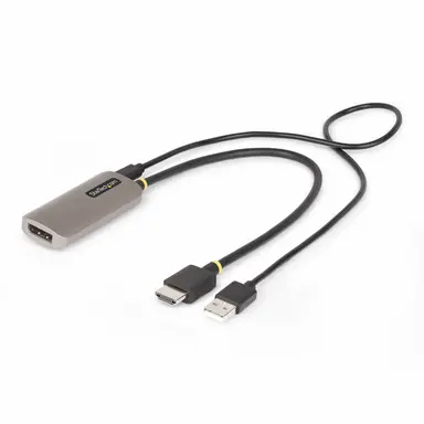 StarTech.com 1 ft (30CM) HDMI to DisplayPort Adapter Cable, 8K 60HZ, Active HDMI 2.1 to DP 1.4