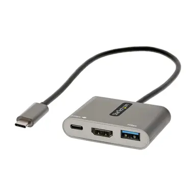 StarTech.com USB C Multiport Travel Adapter W/HDMI 4K 30HZ Video - 13 in Cable - USB-a 5GBPS/U, image 4