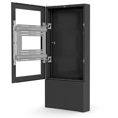 Chief Manufacturing 50 Portrait Floor Kiosk Black, image 2