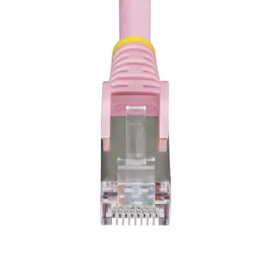 StarTech.com 10 ft Pink Cat6a Ethernet Cable, Snagless RJ45, 10G, 100W PoE, S/FTP, LSZH, 27AWG, image 8