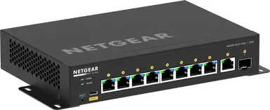 NETGEAR Switch - - Desktop -8-PORT 10/100/1000BASE-T (RJ45) PoE+ with 1, image 7