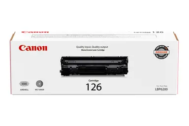 Canon Laser Cartridge 126 Black Toner - for Canon Imageclass LBP6200D - CRG126 - Est. Yield, image 4