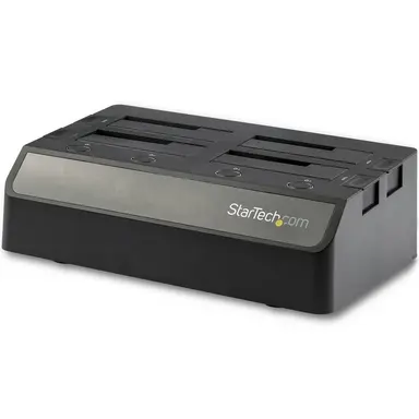 StarTech.com Quad-Bay Hard Drive Dock for 2.5 in / 3.5 in SATA Drives; SATA Iii (6.0 Gbps) HDD