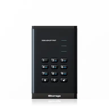 Kanguru Istorage Diskashur PRO3 Fips 140-3 Level 3 (PENDING) Secure Pin Protected SSD-1T