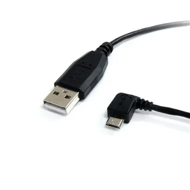StarTech.com 3 FT USB to Left Angle Micro USB Cable -the 3 ft USB a to Micro US, image 4
