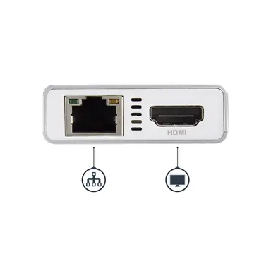 StarTech.com USB-C Travel Dock W/ 4K 30HZ HDMI Video Display, 2X USB-a 3.0, Gbe, 60W PD Pass, image 8