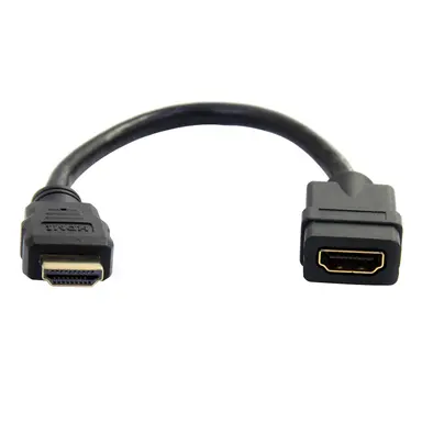 StarTech.com 6 in High Speed HDMI Port Saver Cable M/F - Ultra HD 4K X 2K HDMI Cable - HDMI PO