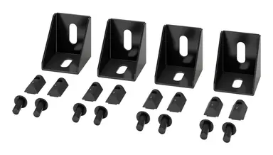 APC BY Schneider Electric Right Angle Connector X4 Black