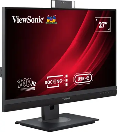 ViewSonic 27 in 1440P Video Conferencing Monitor with Windows Hello Compatible IR Webcam, 9, image 6