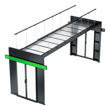 APC BY Schneider Electric Ceiling Mounting Rail 1500 MM X4 Black, image 6