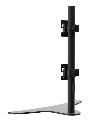 Peerless Industries Desktop Stand - Matte Black - Internal Cable Management Conceals All Cabling, image 7