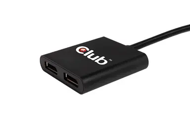 Club 3D B.V This Mst Hub Splits The Signal to 2 Independent DP 1.2 Displays Includes DP to