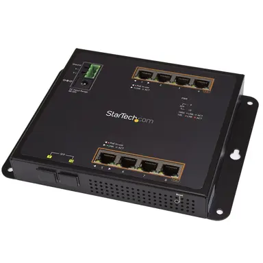STARTECH.COM Industrial 8 + 2PORT Gigabit POE+ Switch