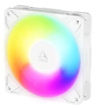 Arctic Cooling Arctic P12 Pro Reverse a-RGB (White) - 120MM White Color Case Fan with a-RGB, image 4