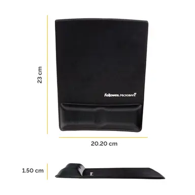 Fellowes Mousepad/Wrist Support W/Microban - Blac, image 6