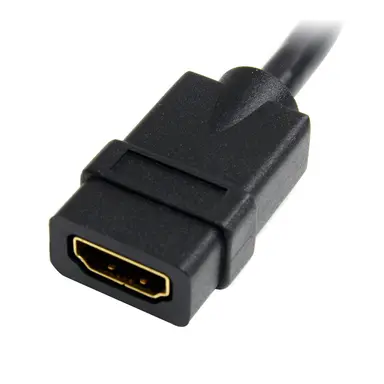 StarTech.com 6 in High Speed HDMI Port Saver Cable M/F - Ultra HD 4K X 2K HDMI Cable - HDMI PO, image 7