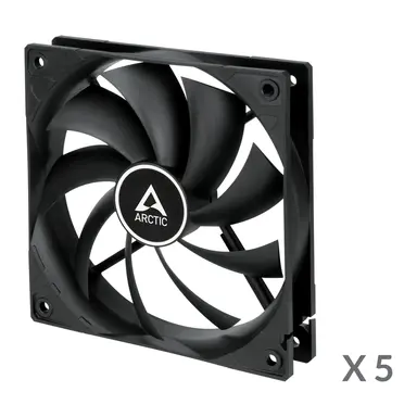 Arctic Cooling F12 Value Pack (Black), image 6