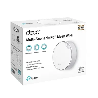 Omada Networks BY TP Link AX3000 Whole Home Mesh Wi-Fi 6 System with POE, image 7
