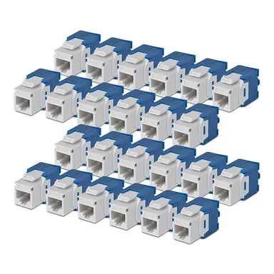 StarTech.com 24-Pack of Cat6 RJ45 UTP Keystone Jacks Is Ideal for Patch Panels and Wall Plate, image 2