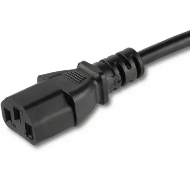 StarTech.com 10 ft (3M) 18AWG Flexible Computer Power Cord W/ Flat NEMA 5-15P and IEC 60320 C1, image 7