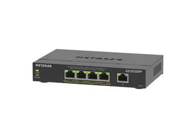NETGEAR Switch - GS305EPP - Wired - 1GBPS - Networking / Ports Qty: 5 - Gigabit Ethernet, image 4