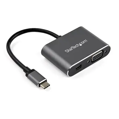 StarTech.com 2-in-1 USB-C Multiport Video Adapter W/ Mini DisplayPort 1.2 or VGA - USB-C to 4