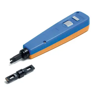 StarTech.com Punch Down Tool with 110 and 66 Blades - TAA - - Blue - Terminate Y