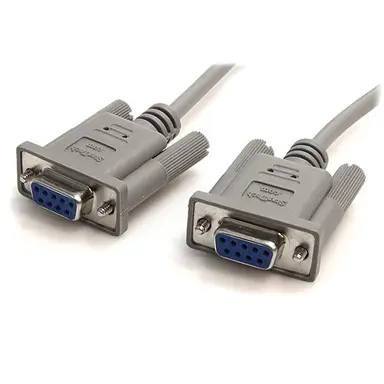 StarTech.com Transfer Files via Serial Connection - 10 ft Null Modem Cable - 10 ft Null Modem