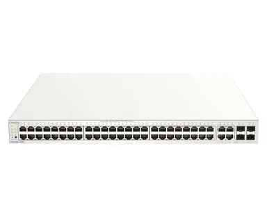 D-Link Systems Nuclias Business Cloud 52 Port Gigabit Switch-Poe Budget 370W 4 RJ45/SFP Combo