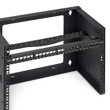 StarTech.com 24-Port 1U Blank Keystone Patch Panel with Cable Management Bar; Compatible, image 7
