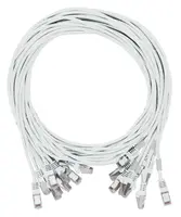 Intellinet CAT8.1 U/FTP Slim Network Patch Cable, 1.5 FT., White, 10-Pack, image 3