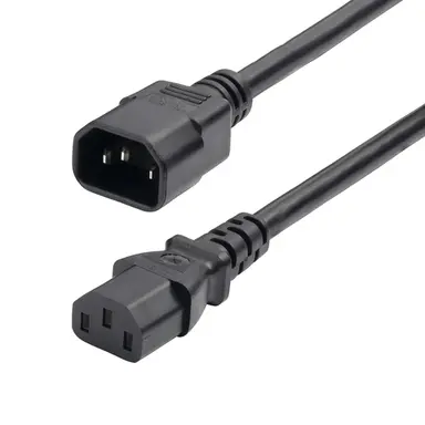 StarTech.com 6 ft (1.8 m) Power Extension Cord, IEC 60320 C14 to C13 PDU Power Cord, 13A 250V, image 4