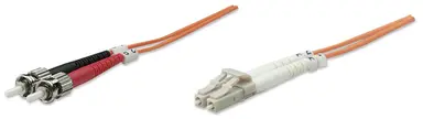 Intellinet 5M 14 ft LC/ST Multi Mode Fiber Cable