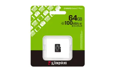 Kingston 64GB Micsdxc Canvas Select Plus GEN3 100R A1 Single Pack W/O Adp, image 7