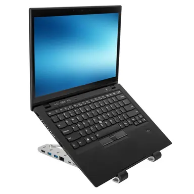Targus Portable Laptop Tablet STAND+DOCK Silver, image 6