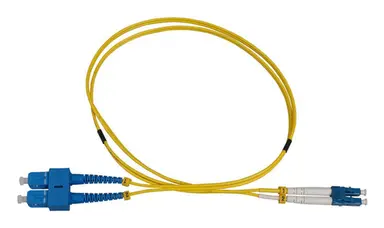 Intellinet 1 M LC to SC UPC Fiber Optic Patch Cable, 2.0 MM, Duplex, Ofnr, Singlemode Bif, image 4