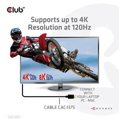 Club 3D B.V Certified Ultra High Speed HDMI Cable, image 6