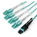 StarTech.com 3M (9.8 ft) MTP(F)/PC to 4X LC/PC Duplex Breakout OM3 Multimode Fiber Optic Cable, image 5