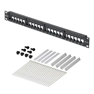 StarTech.com 24-Port 1U Blank Keystone Patch Panel; Compatible with UTP Keystone Jacks, image 4