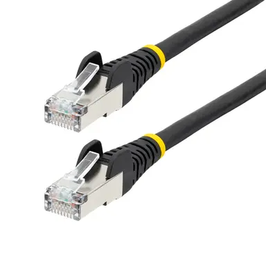 StarTech.com 1 ft Cat6a Ethernet Cable - Black - Low Smoke Zero Halogen (LSZH) - 10GBE 500MHz, image 4