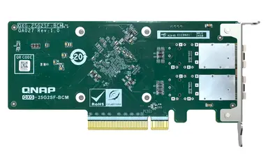 Qnap Dual Port Per 25GBE Network ADAPTER; 2 X SFP28; Broadcom 57504 Controller, image 6