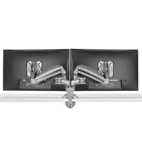 Chief Manufacturing KX Desk Mnt Dual 2L Arms Blk, image 3